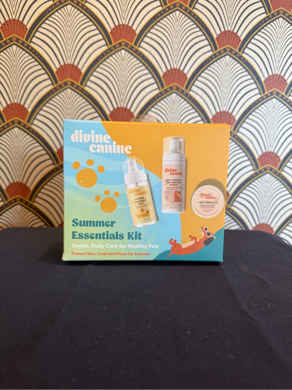 Divine Canine Summer Essentials Dog Kit Sunscreen Paw Balm Sanitizer New